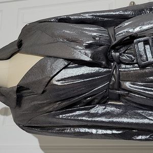 Metallic Trench--- House of Harlow